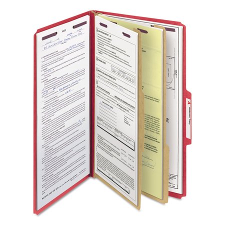 Smead Classification Folder, Red, PK10 19031